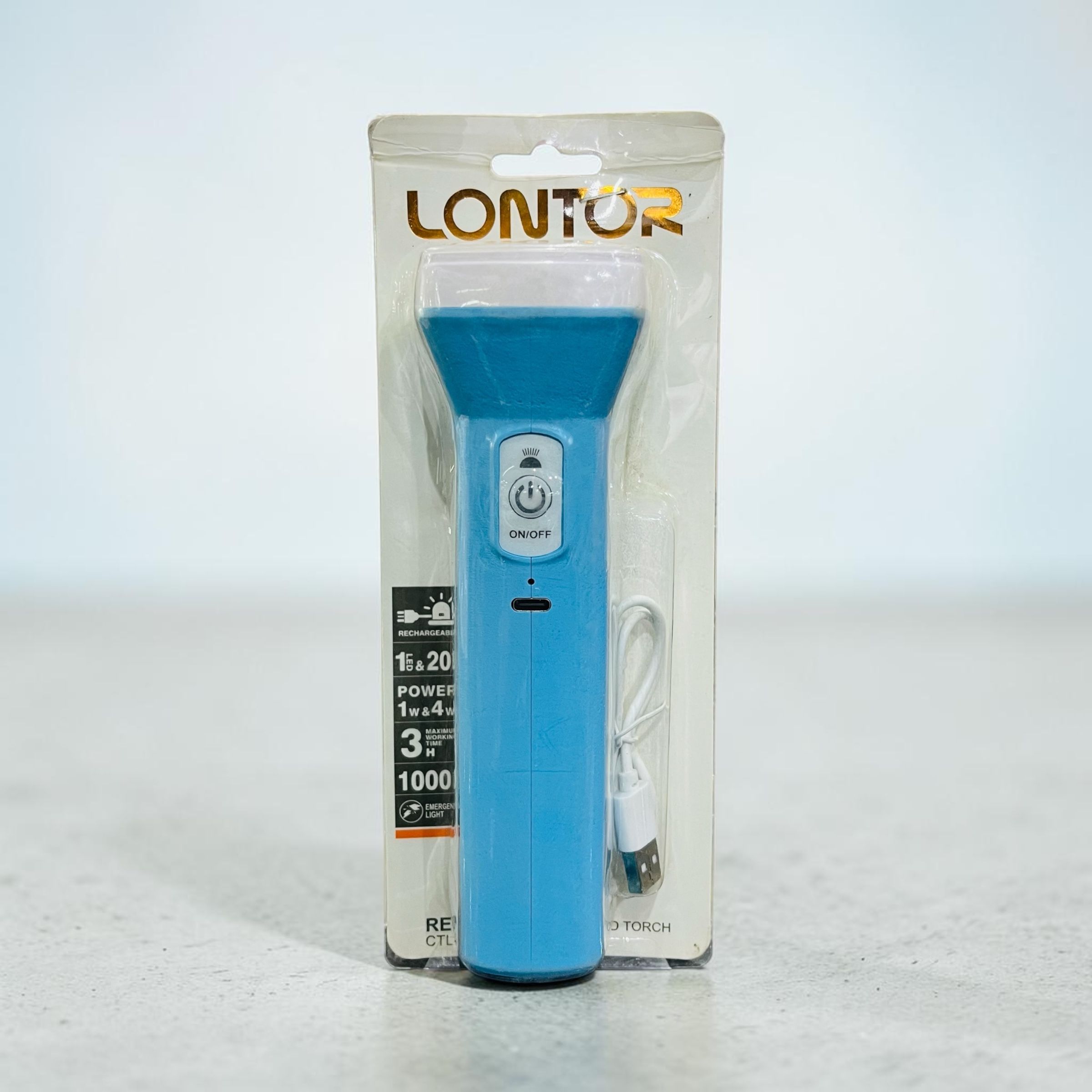 LONTOR RECHARGEABLE LED TORCH CTL-TH416A
